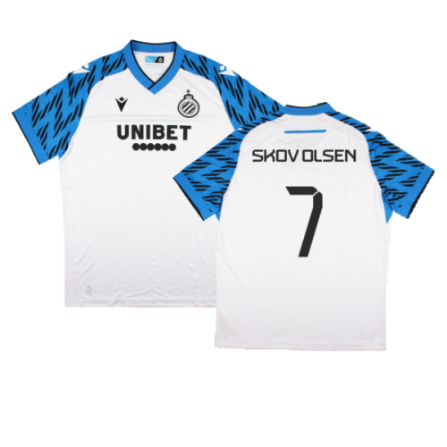 2023-2024 Club Brugge Authentic Away Shirt (SKOV OLSEN 7)