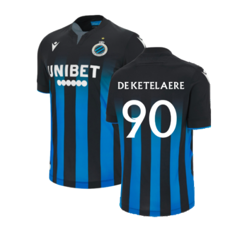 2023-2024 Club Bruuge Authentic Home Shirt (DE KETELAERE 90)