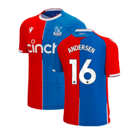 2023-2024 Crystal Palace Home Shirt (ANDERSEN 16)