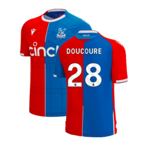 2023-2024 Crystal Palace Home Shirt (DOUCOURE 28)