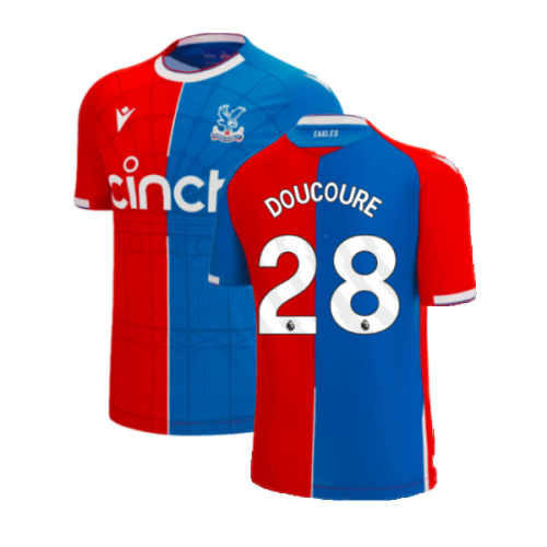 2023-2024 Crystal Palace Home Shirt (DOUCOURE 28)