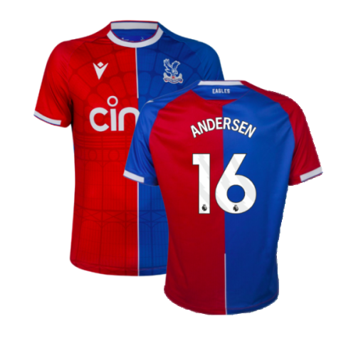 2023-2024 Crystal Palace Home Shirt (Kids) (ANDERSEN 16)