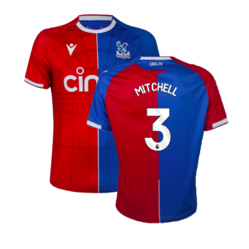 2023-2024 Crystal Palace Home Shirt (Kids) (MITCHELL 3)