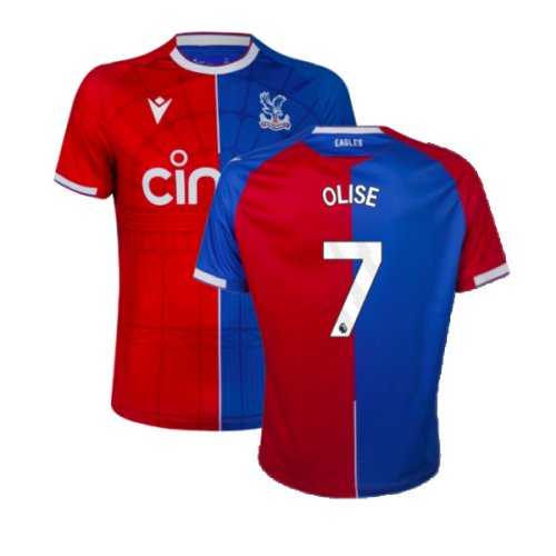 2023-2024 Crystal Palace Home Shirt (Kids) (OLISE 7)