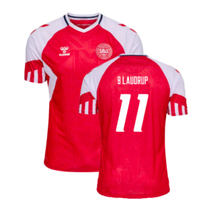 2023-2024 Denmark Home Shirt (B LAUDRUP 11)