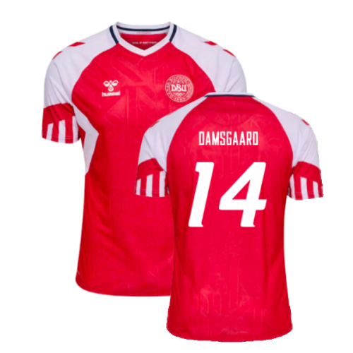 2023-2024 Denmark Home Shirt (Damsgaard 14)