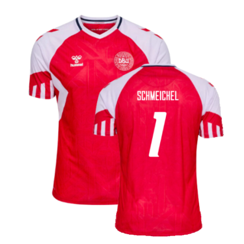 2023-2024 Denmark Home Shirt (SCHMEICHEL 1)