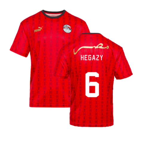 2023-2024 Egypt FtblCulture Jersey (Red) (HEGAZY 6)