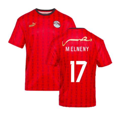 2023-2024 Egypt FtblCulture Jersey (Red) (M ELNENY 17)