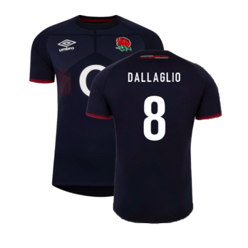 2023-2024 England Alternate Rugby Shirt (Kids) (Dallaglio 8)