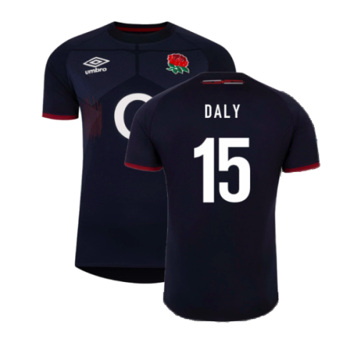 2023-2024 England Alternate Rugby Shirt (Kids) (Daly 15)