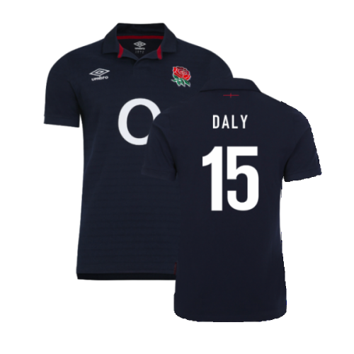 2023-2024 England Rugby Alternate Classic Jersey (Daly 15)