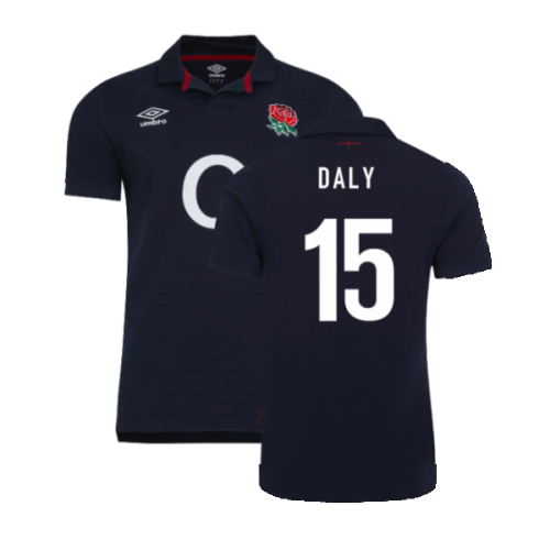 2023-2024 England Rugby Alternate Classic Jersey - Kids (Daly 15)