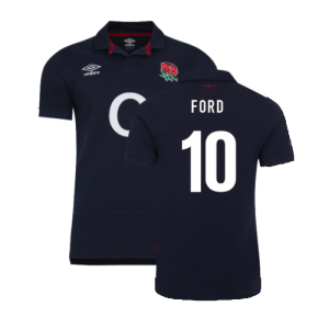 2023-2024 England Rugby Alternate Classic Jersey - Kids (Ford 10)