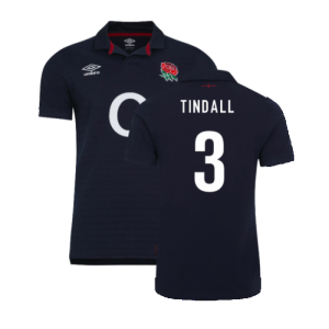 2023-2024 England Rugby Alternate Classic Jersey - Kids (Tindall 3)