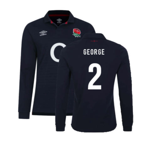 2023-2024 England Rugby Alternate LS Classic Jersey (George 2)