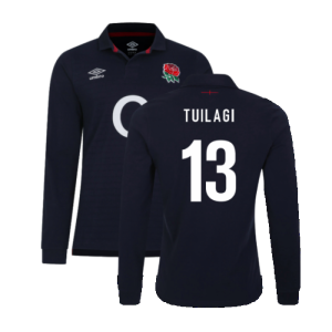 2023-2024 England Rugby Alternate LS Classic Jersey (Kids) (Tuilagi 13)