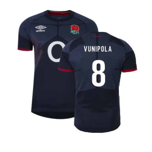 2023-2024 England Rugby Alternate Pro Jersey (Vunipola 8)