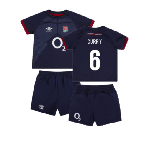 2023-2024 England Rugby Alternate Replica Baby Kit (Curry 6)