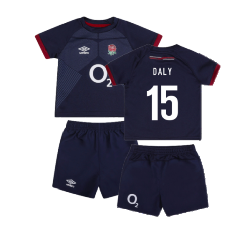 2023-2024 England Rugby Alternate Replica Baby Kit (Daly 15)