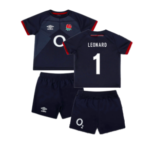 2023-2024 England Rugby Alternate Replica Infant Kit (Leonard 1)