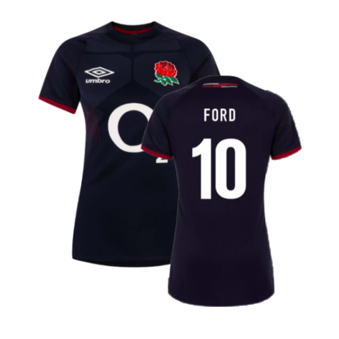 2023-2024 England Rugby Alternate Shirt (Ladies) (Ford 10)