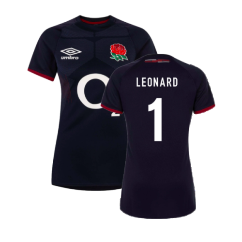 2023-2024 England Rugby Alternate Shirt (Ladies) (Leonard 1)