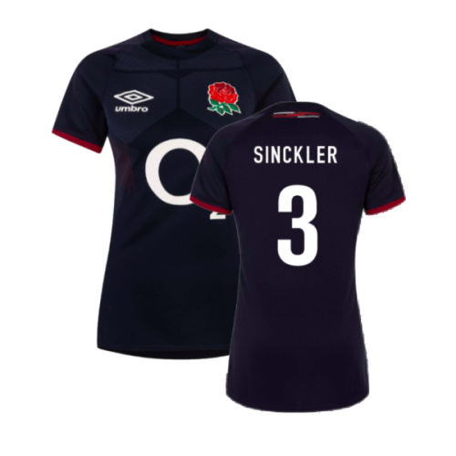 2023-2024 England Rugby Alternate Shirt (Ladies) (Sinckler 3)