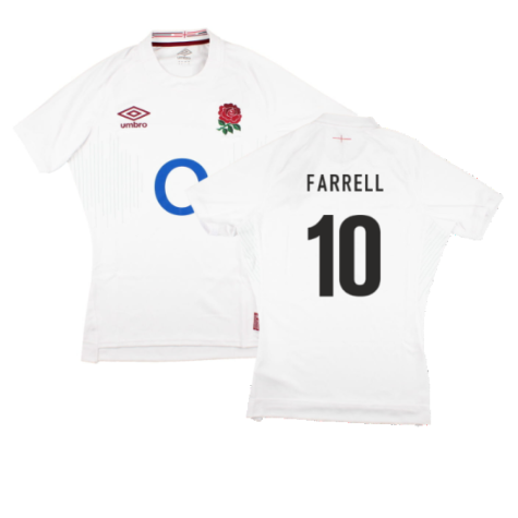 2023-2024 England Rugby Home Pro Jersey (Farrell 10)