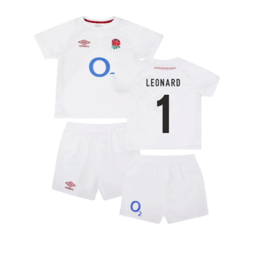 2023-2024 England Rugby Home Replica Infant Kit (Leonard 1)