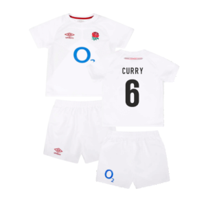 2023-2024 England Rugby Home Replica Infant Mini Kit (Curry 6)