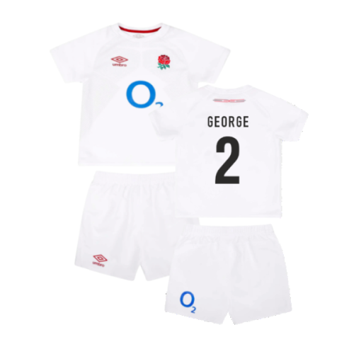 2023-2024 England Rugby Home Replica Infant Mini Kit (George 2)