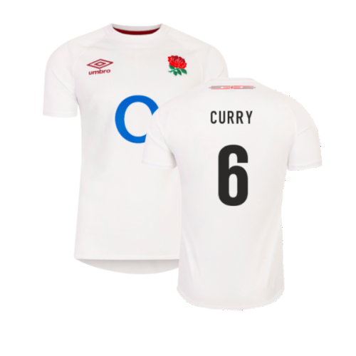 2023-2024 England Rugby Home Shirt (Curry 6)