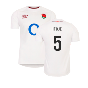 2023-2024 England Rugby Home Shirt (Itoje 5)