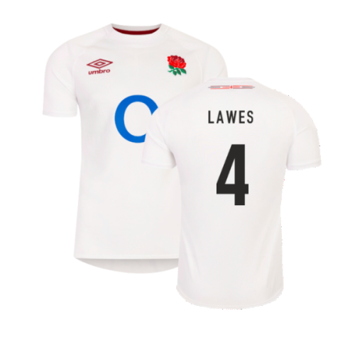 2023-2024 England Rugby Home Shirt (Lawes 4)