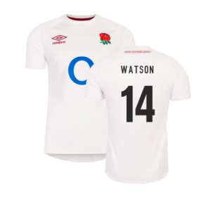 2023-2024 England Rugby Home Shirt (Watson 14)