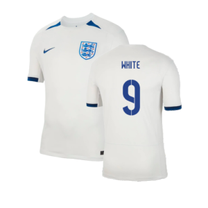 2023-2024 England WWC Home Shirt (WHITE 9)