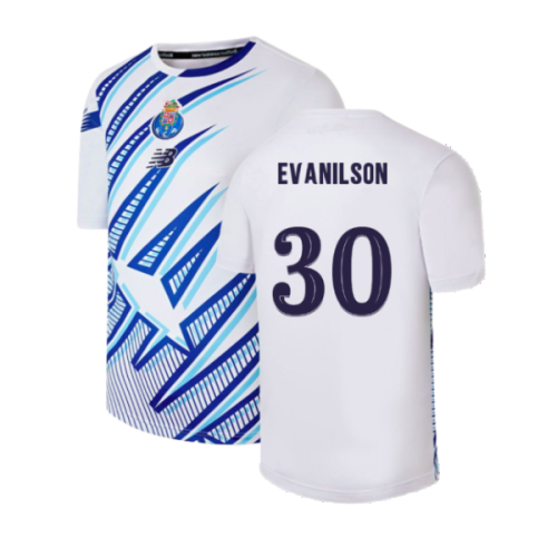 2023-2024 FC Porto Pre-Game Jersey (Home) (Evanilson 30)