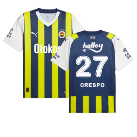 2023-2024 Fenerbahce Home Shirt (CRESPO 27)