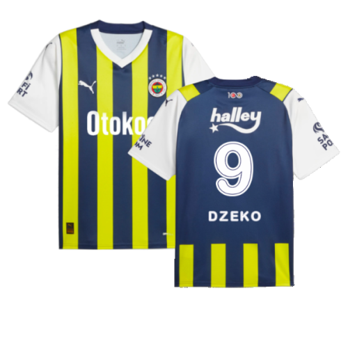 2023-2024 Fenerbahce Home Shirt (DZEKO 9)