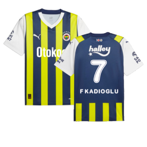 2023-2024 Fenerbahce Home Shirt (F KADIOGLU 7)