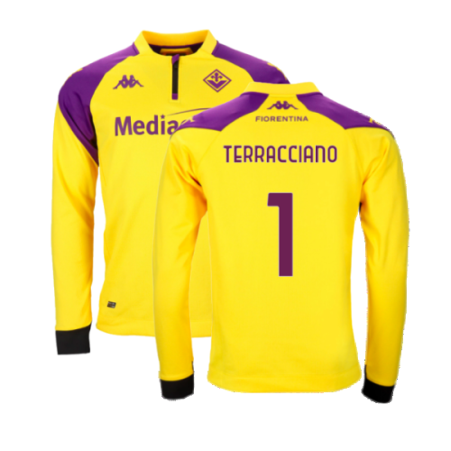 2023-2024 Fiorentina Half Zip Training Top (Yellow) (Terracciano 1)