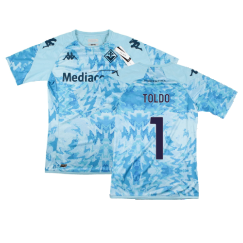 2023-2024 Fiorentina Pre-Match Shirt (Blue) (Toldo 1)