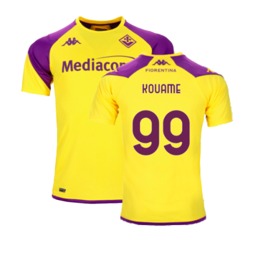 2023-2024 Fiorentina Training Shirt (Yellow) (Kouame 99)