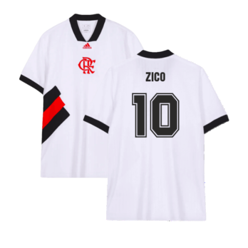 2023-2024 Flamengo Icon Jersey (White) (Zico 10)