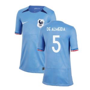 2023-2024 France Home Shirt (Kids) (De Almeida 5) 2023-2024 France Home Shirt (Kids) (De Almeida 5)