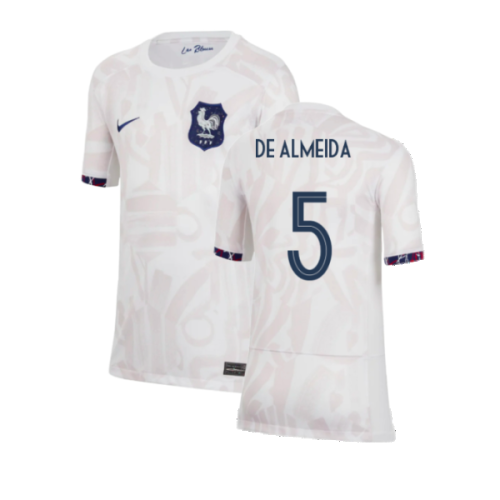 2023-2024 France WWC Away Shirt (Kids) (De Almeida 5)