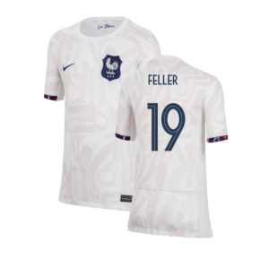 2023-2024 France WWC Away Shirt (Kids) (Feller 19)