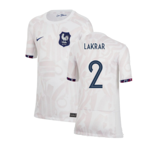 2023-2024 France WWC Away Shirt (Kids) (Lakrar 2)