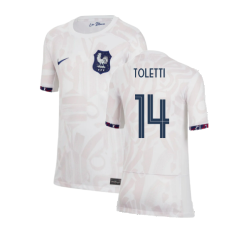 2023-2024 France WWC Away Shirt (Kids) (Toletti 14)